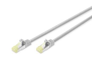 Component Level tested Patch cable - CAT6a - S/FTP - Molded - 1m - Grey