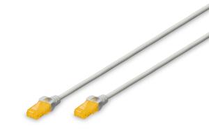 Slim Patch cable - CAT6A - U/UTP - Snagless - Cu - 50cm - Grey