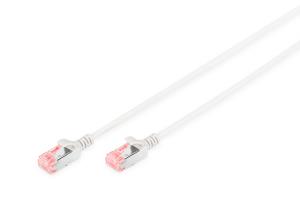 Slim Patch cable - CAT6 - U/FTP - Snagless - Cu - 50cm - Grey