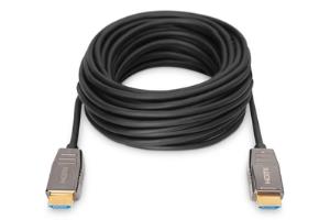 HDMI AOC hybrid-fiber connection cable, Type A M/M, 20m UHD 8K@60Hz, CE, black