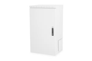 wall mounting cabinet, 22U outdoor, IP55 1157x600x450mm, double wall, grey (RAL 7035)