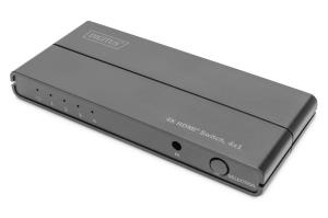 4K HDMI Switch 4x1 4K/60Hz 18 Gbps HDR HDCP 2.2 CEC