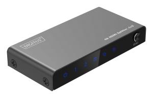 1x2 HDMI Splitter 4K/60Hz HDCP 2.2 EDID Control