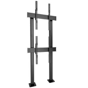 1 X 2 Micro-adjustable Large Bolt-down Freestanding Video Wall, Portrait