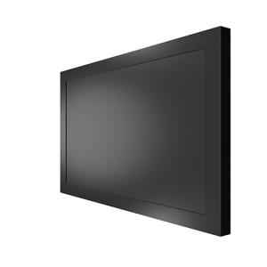 Landscape On-wall Kiosk Black 65in