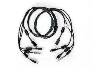 Avocent KVM Cable - USB Keyboard, Mouse & DisplayPort Video Cable With Speakers & CAC 1.8m - SC845D