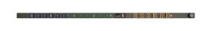 Geist Rack PDU Monitored Unit Level EC, 16A, 230/400V WYE, 11kW, Vertical, (18) Locking IEC C13, (6) Locking IEC C19, 3m power cord with 3P+N+E (IP44)