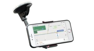 Unviersal Car Flexible Suction Mount with Smartphone Clip