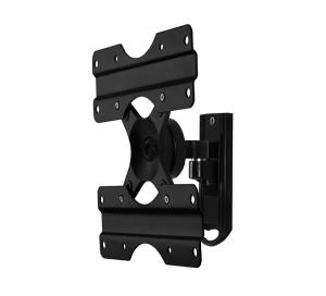 Ventry Flat Screen Wall Mount With Tilt And Swivel For Screens Up To 42" Max Weight 25kg - Blac