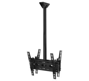 Back To Back Flat Screen Ceiling Mount Bt8428-100: 952mm (37.5”) (to Centre Of Mount) Black