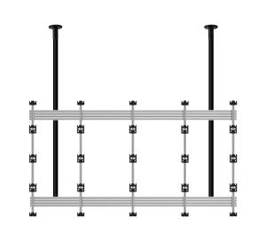System X - Ceiling Mount For Infiled Wp
