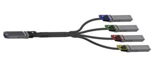 Active Copper Splitter Cable -  Ib Twin Port Ndr - Osfp - 4 X Osfp - 4m