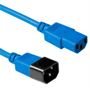 Power Connection Cable 230v C13 To C14 Blue 0.60m (ak5108)