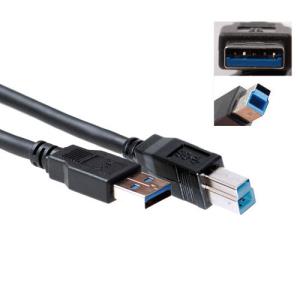 USB 3.0 Connection Cable USB A Male - USB B Male 3m