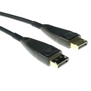 DisplayPort Hybrid Fiber/copper Cable Dp Male To Dp Male - 20m