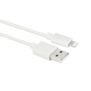 ACT for APPLE USB-A naar Lightning laad- en datakabel 1 meter, MFI gecertificeerd - Wit