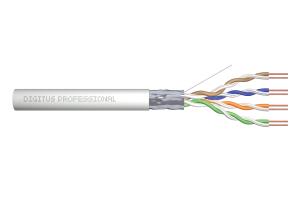 installation cable - Cat 5e - F/UTP - AWG 24/1 - 100m - Grey