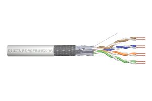 installation cable - Cat 5e - SF/UTP - AWG 24/1 - 100m - grey