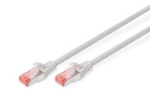 Patch cable - CAT6 - S/FTP - Snagless - Cu - 50cm - grey