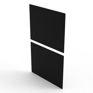 Side Panel - Slide In - 1200mm - 47u  - Black Without Mounting Set