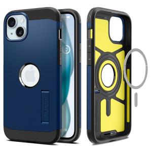 iPhone 15 Plus Case 6.7in Tough Armor MagFit Navy Blue