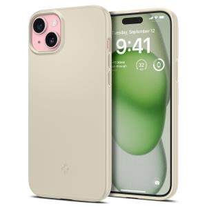 iPhone 15 Plus Case 6.7in Thin Fit Mute Beige