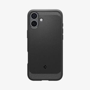 iPhone 16 Case Rugged Armor MagFit Matte Black