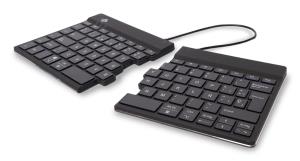 Split Break Ergonomic - Keyboard - Wireless - Black - Qwerty Es