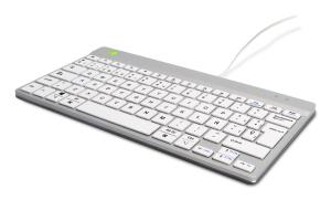 Ergonomic Kb Comp Qwerty(es) Wired White