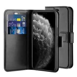 iPhone 12 / 12 Pro Gel Wallet Case - Black