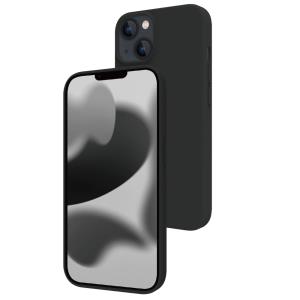 Behello iPhone 14 Soft Touch Case Magnetic Ring Black