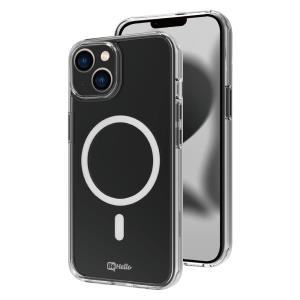 Behello iPhone 14 Clear Case Magnetic Ring Transparant